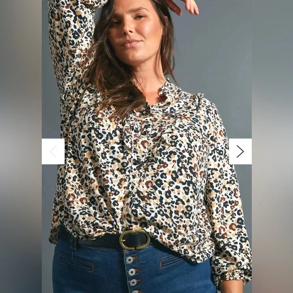 Women’s Anthropologie Maeve button down 14P - Picture 2 of 14